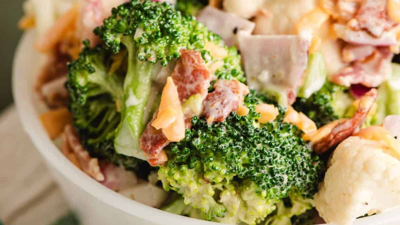 Amish Broccoli and Cauliflower Salad