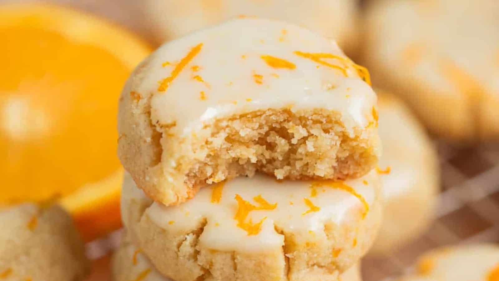Almond Flour Orange Cookies