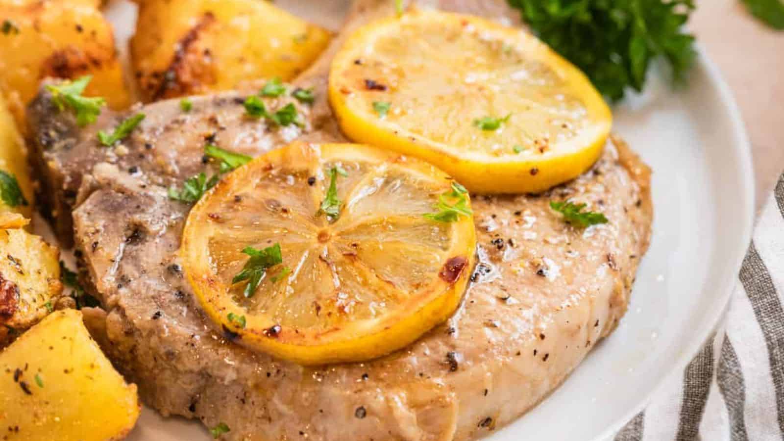 Lemon Pepper Pork Chops