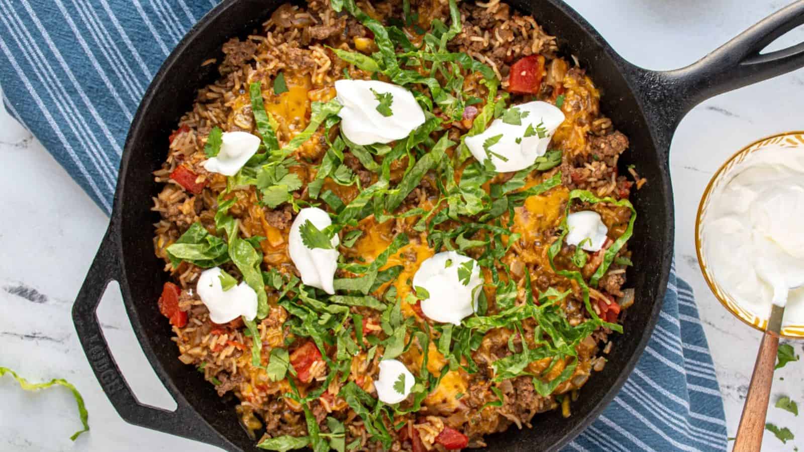 Taco Rice Skillet