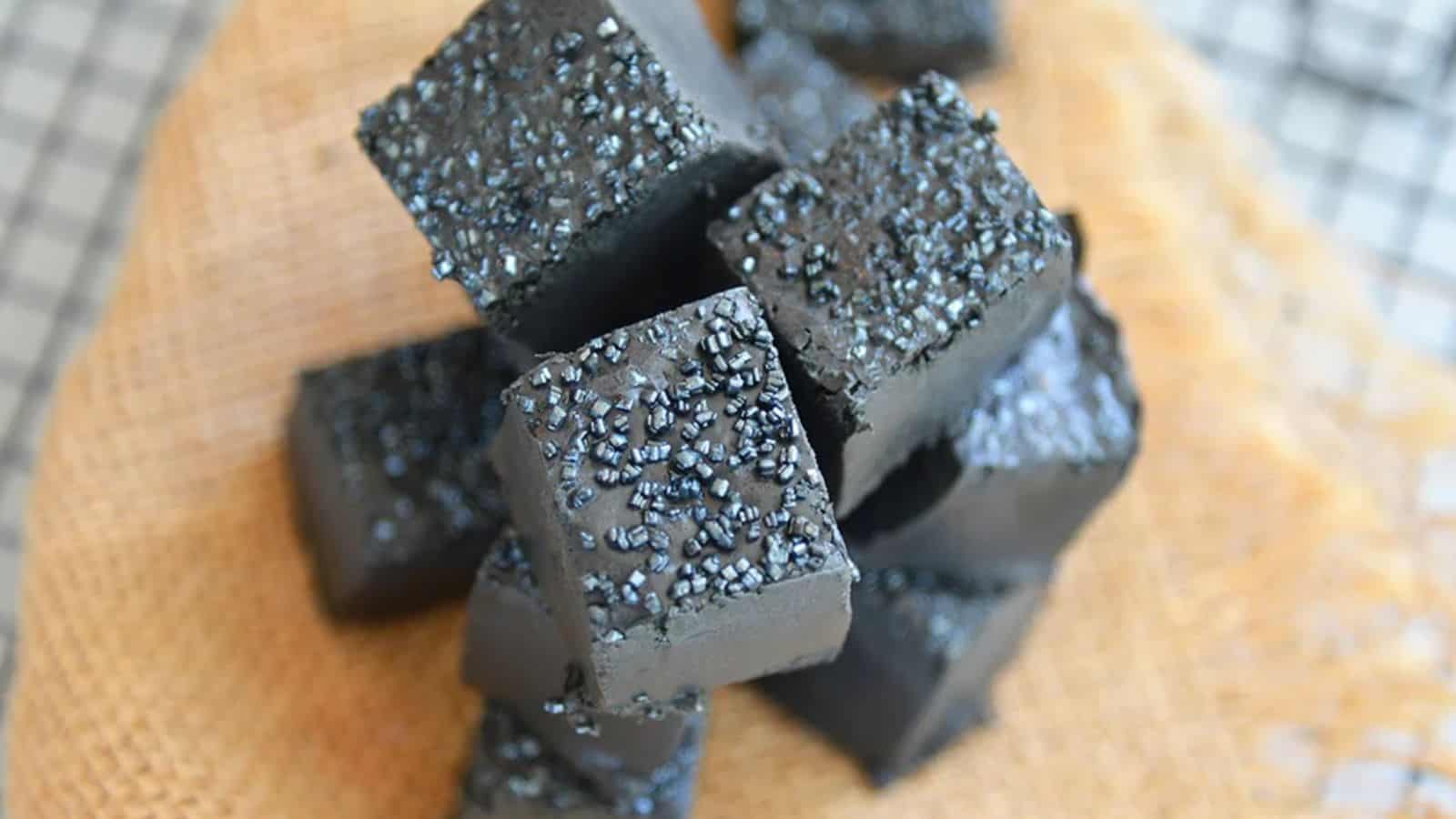 Christmas Coal Candy (Black Fudge)