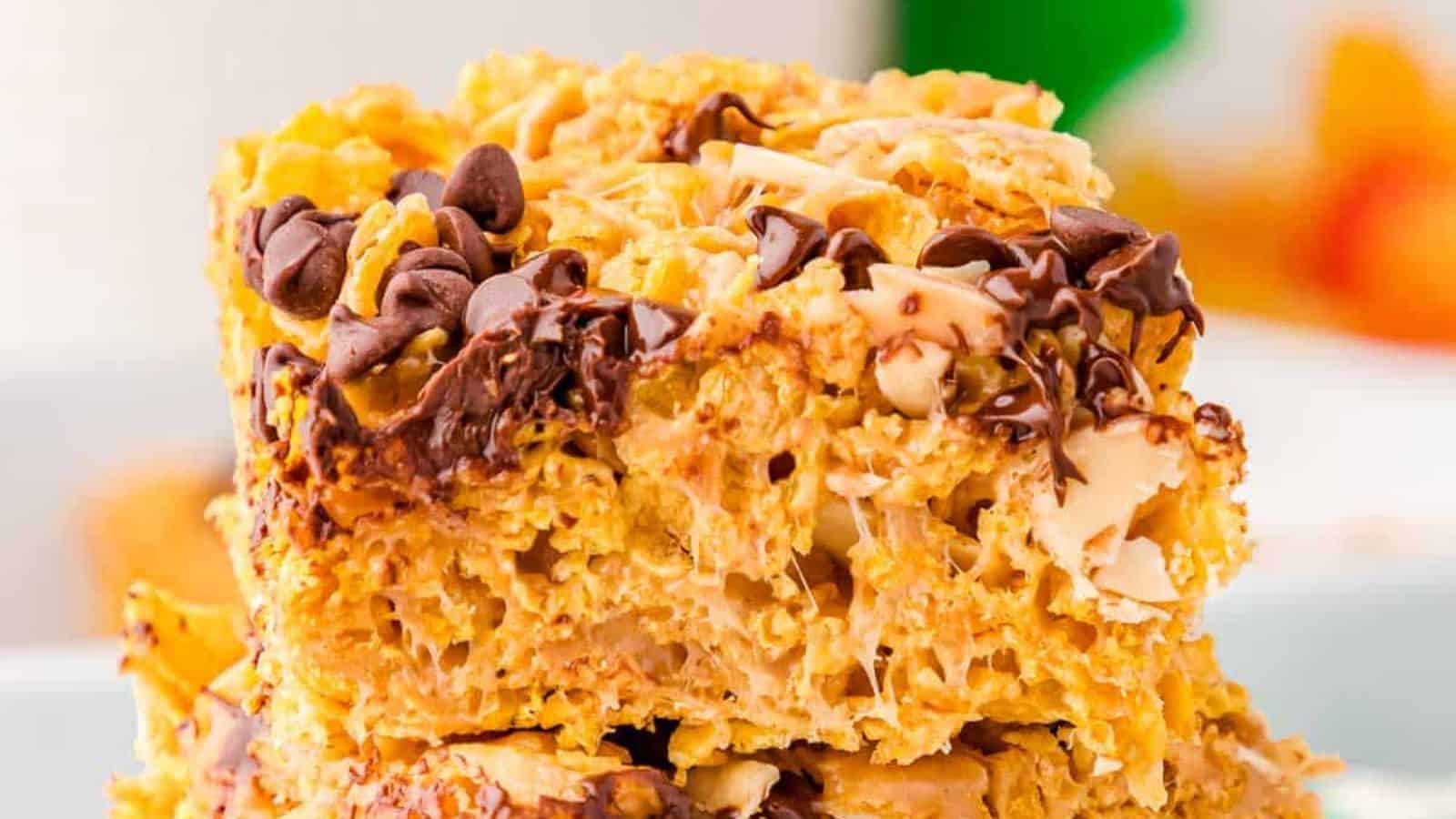 Peanut Butter Cornflake Bars
