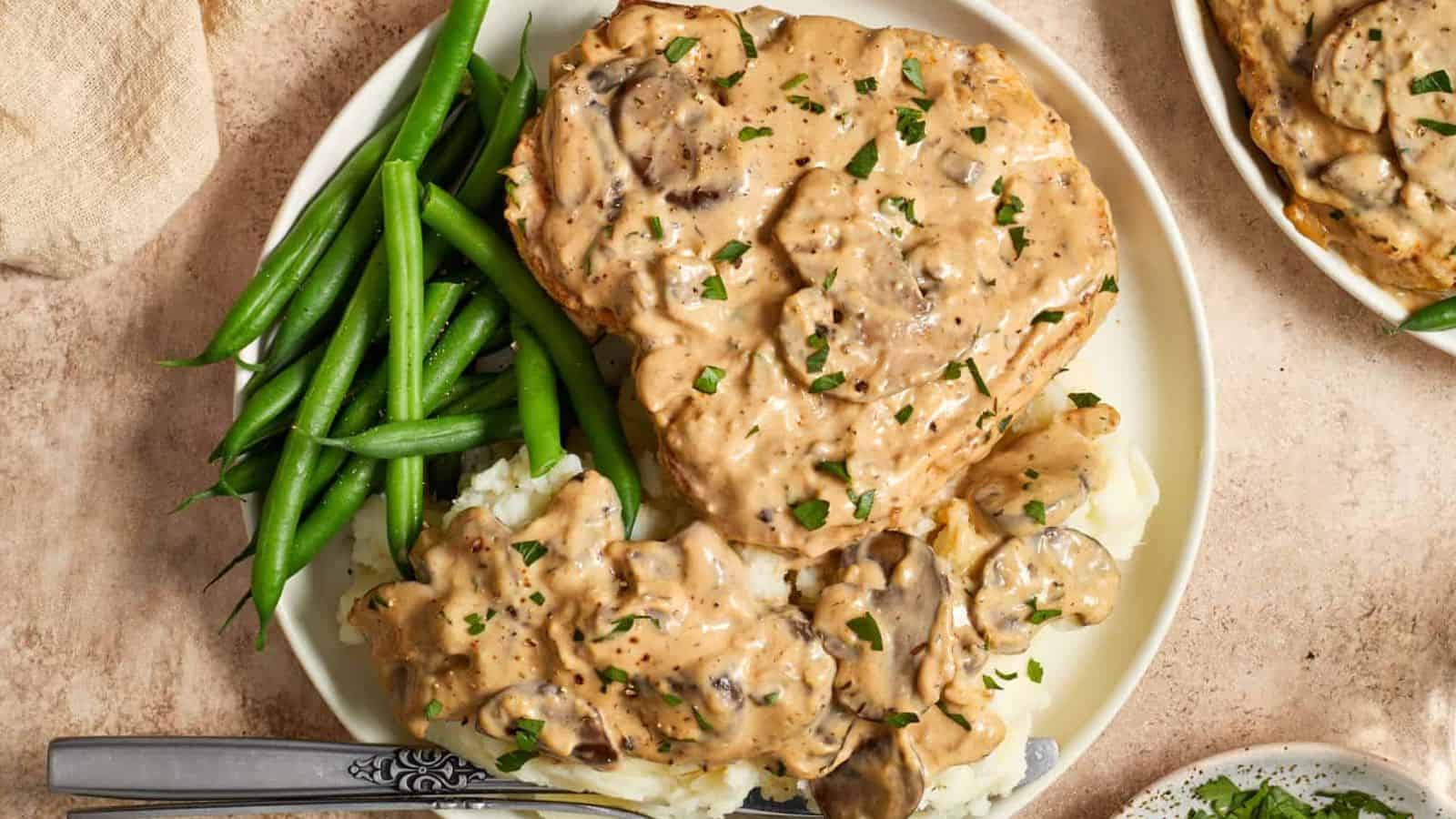 Cream of Mushroom Pork Chops