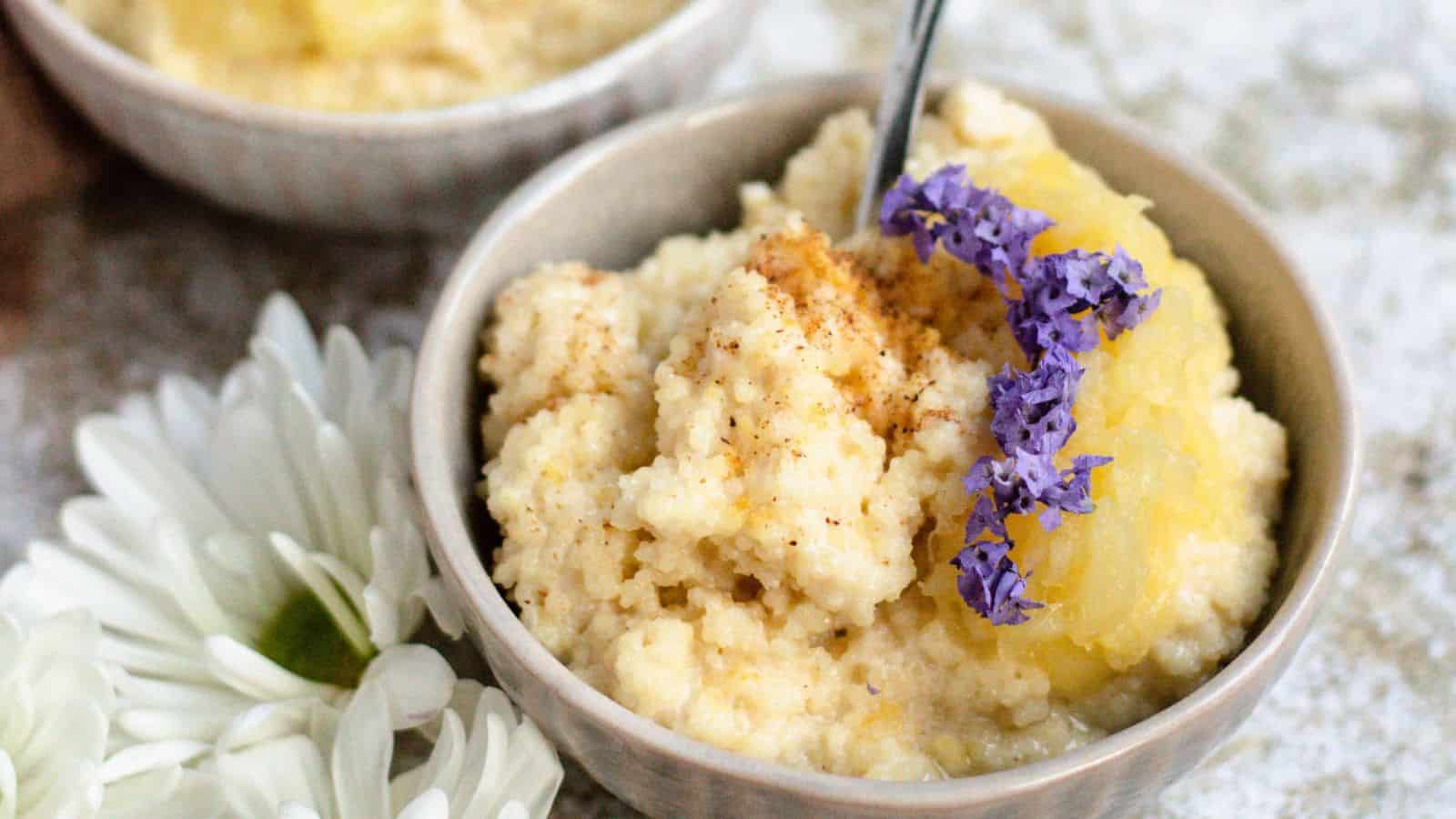 Caakiri (Couscous Pudding) Recipe.