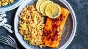 Chile Lime Air Fryer Salmon
