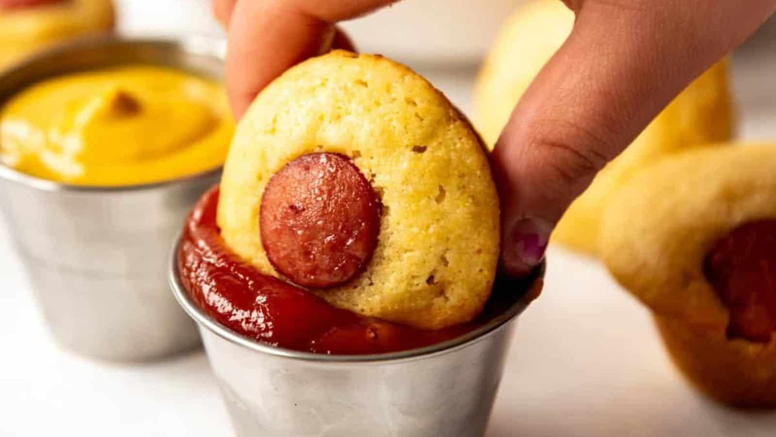 Corn Dog Mini Muffins