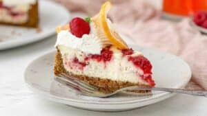 Raspberry Lemon Cheesecake
