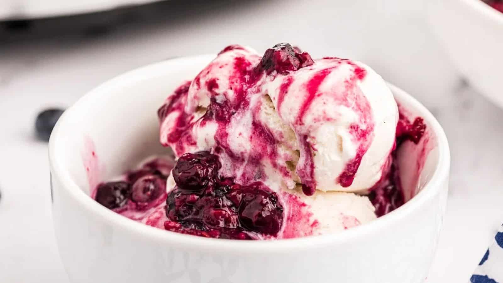 Slow Cooker Warm Berry Compote.