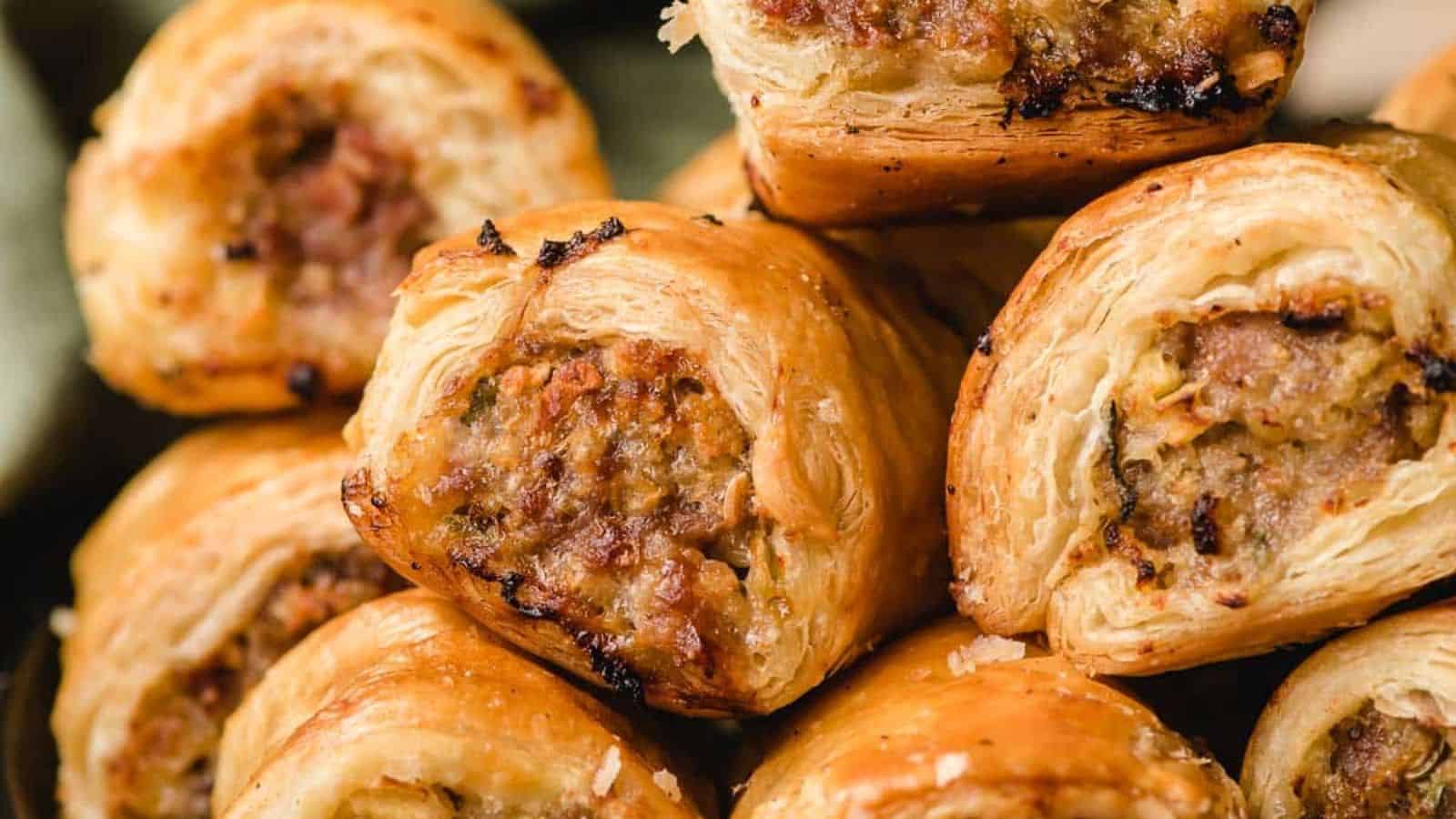Puff Pastry Sausage Rolls