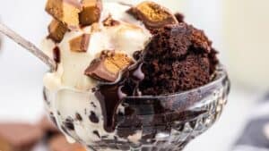 Slow Cooker Peanut Butter Brownies