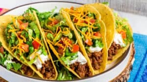 Crunchy Ground Beef Tacos