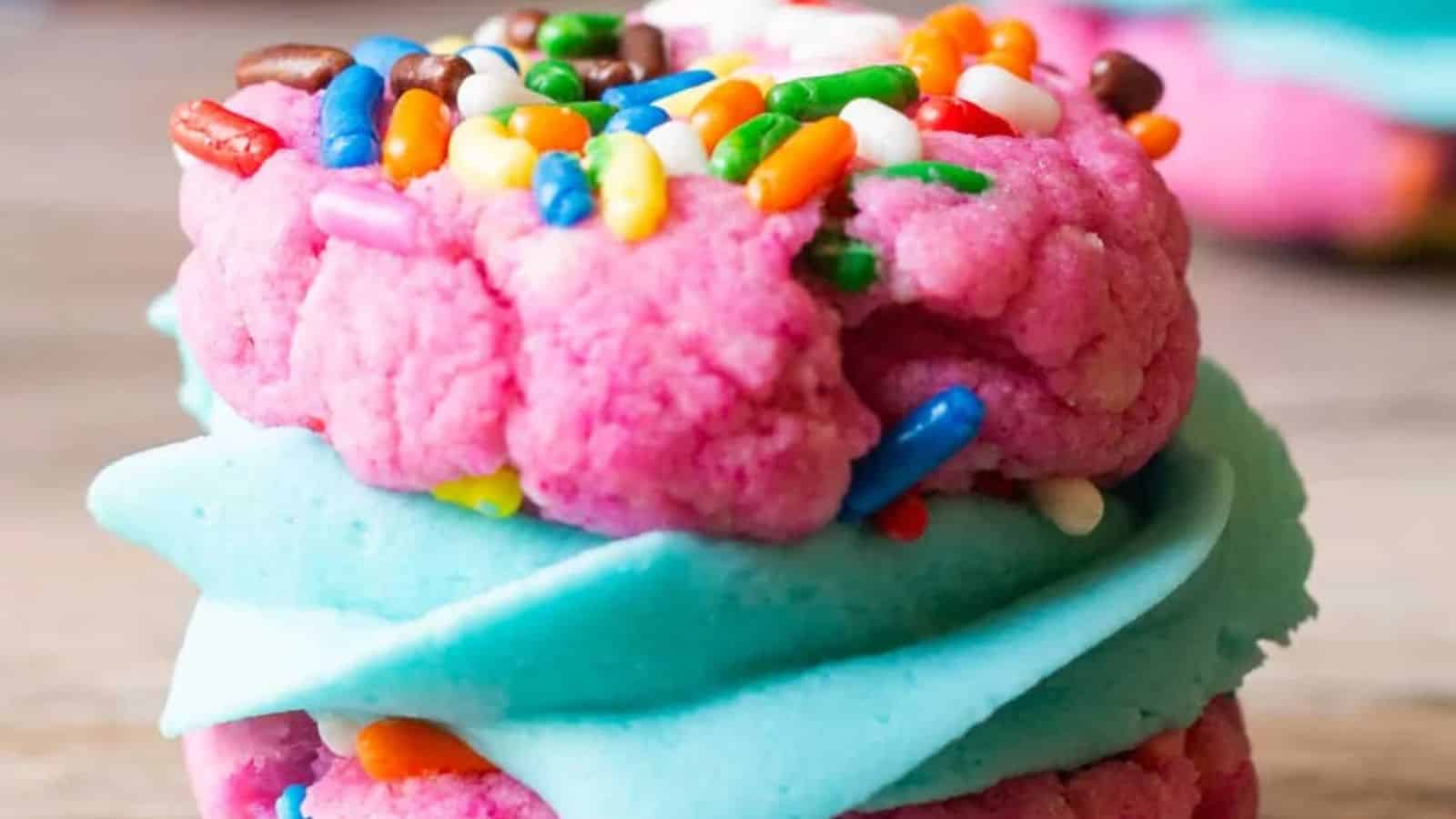 Funfetti Cookie Sandwiches
