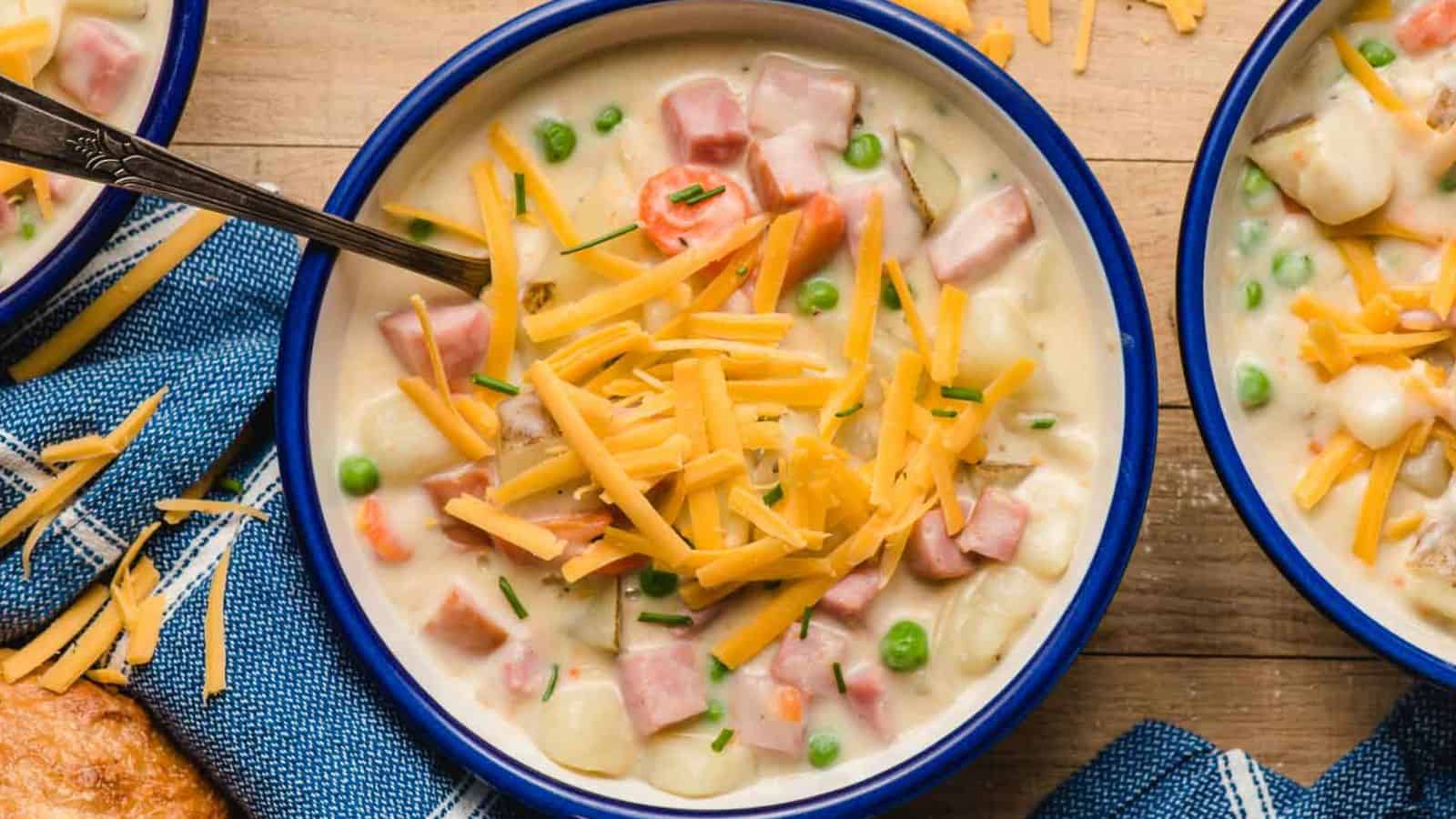 Creamy Potato and Ham Soup