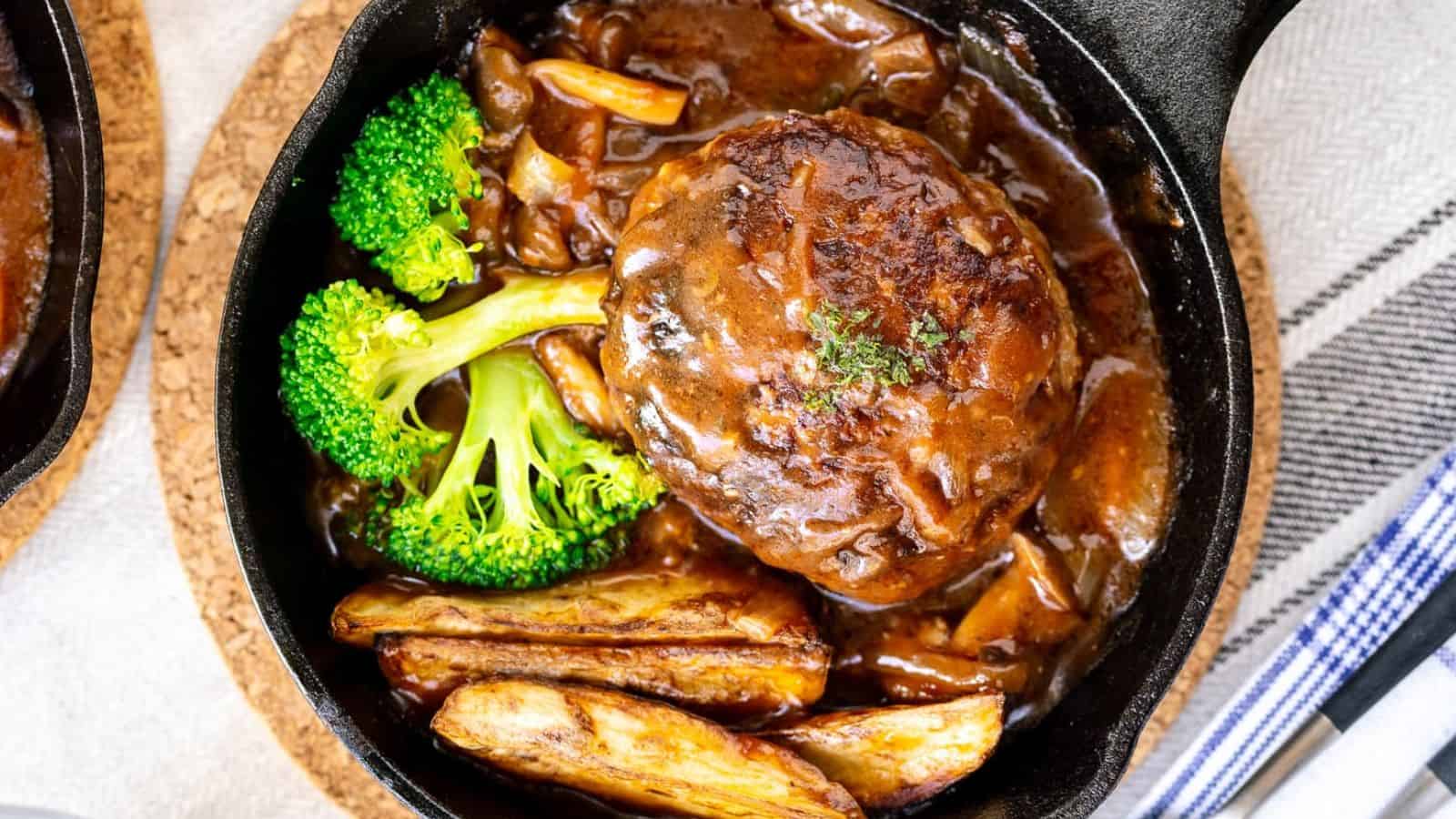 Japanese Stewed Hamburger Steak