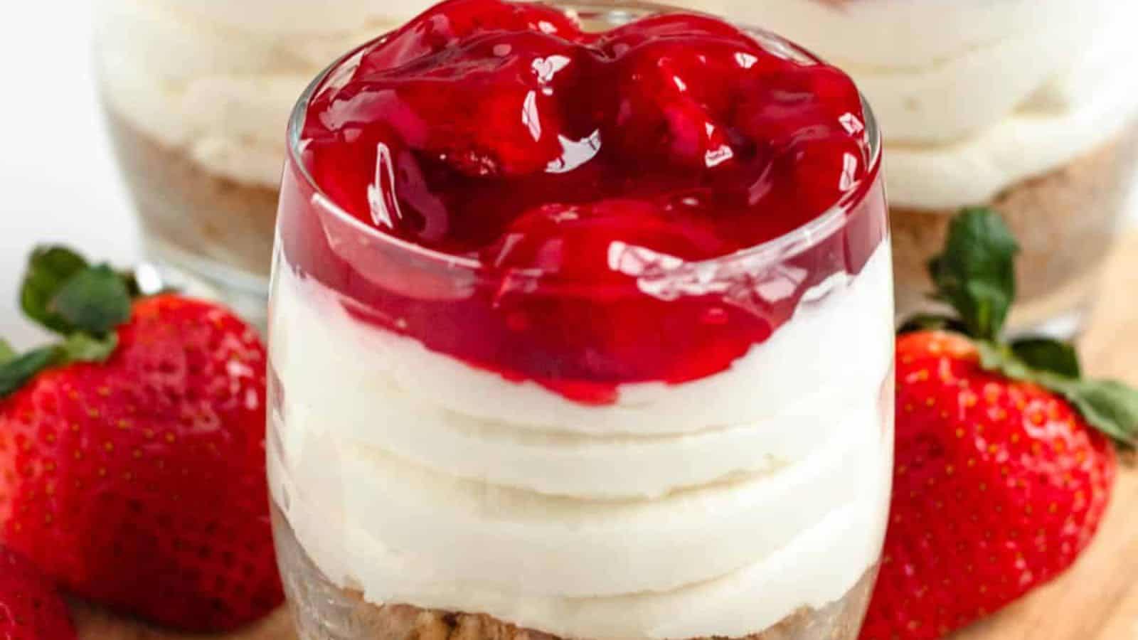 No Bake Cheesecake Cups