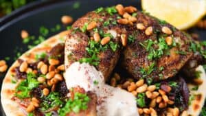 Palestinian Sumac Chicken Musakhan Flatbread