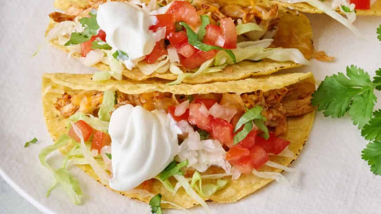 Baked Chicken Tacos