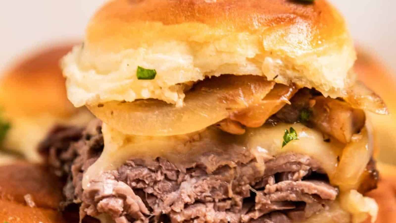 FRENCH DIP SLIDERS