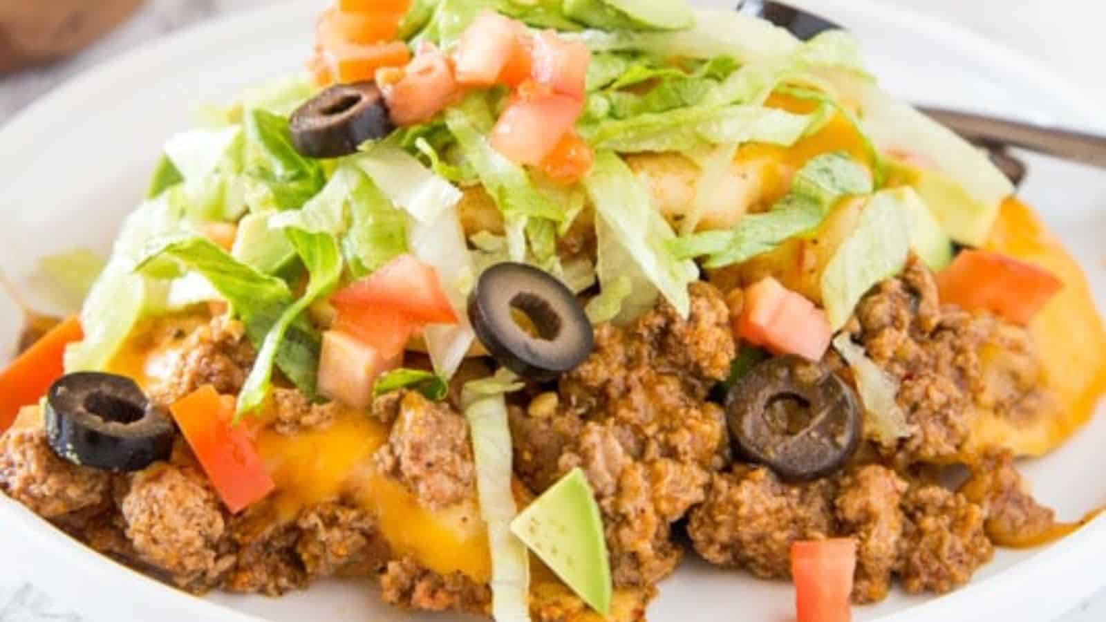 PIEROGIES TACO SKILLET