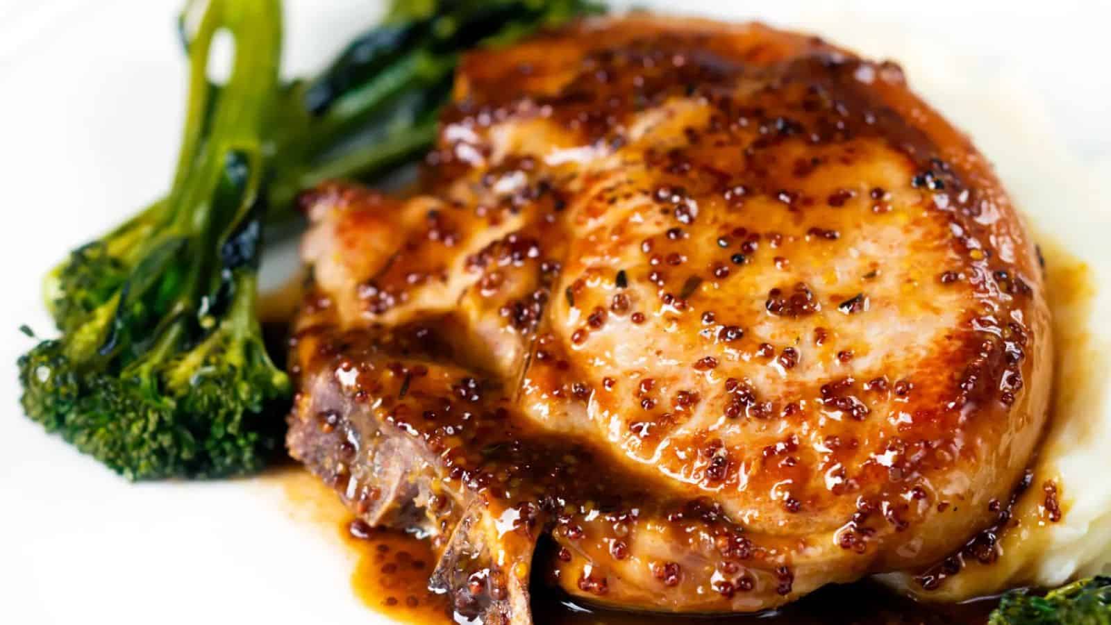 Quick and Easy Honey Mustard Pork Chops