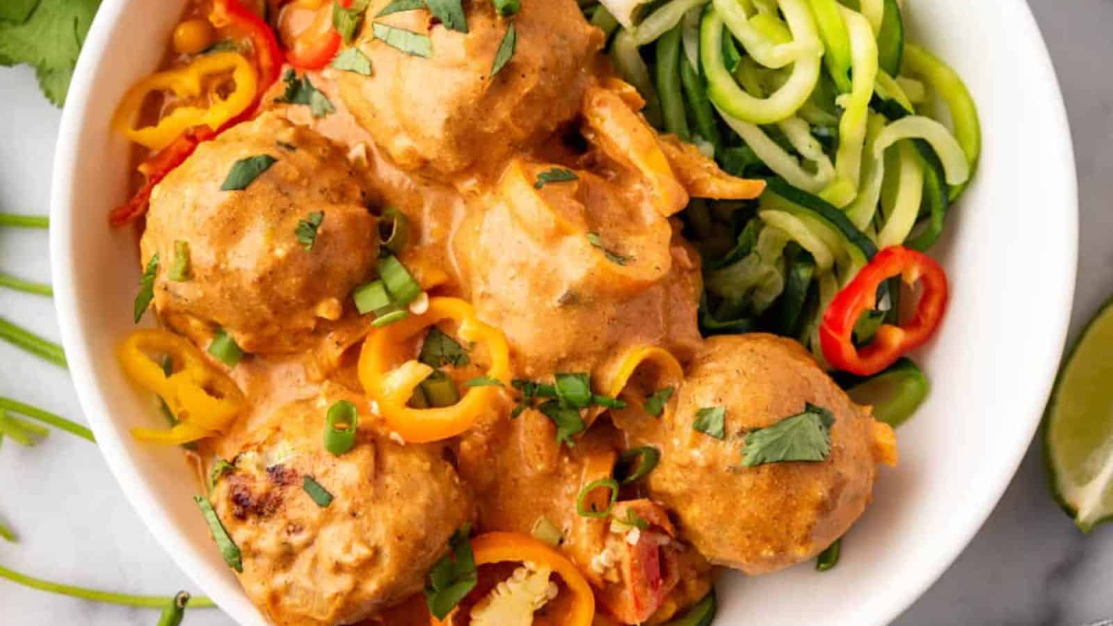 Coconut Curry Meatballs