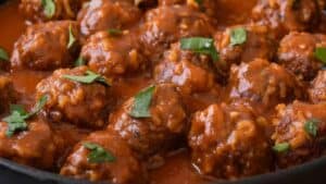 Easy Old-Fashioned Porcupine Meatballs