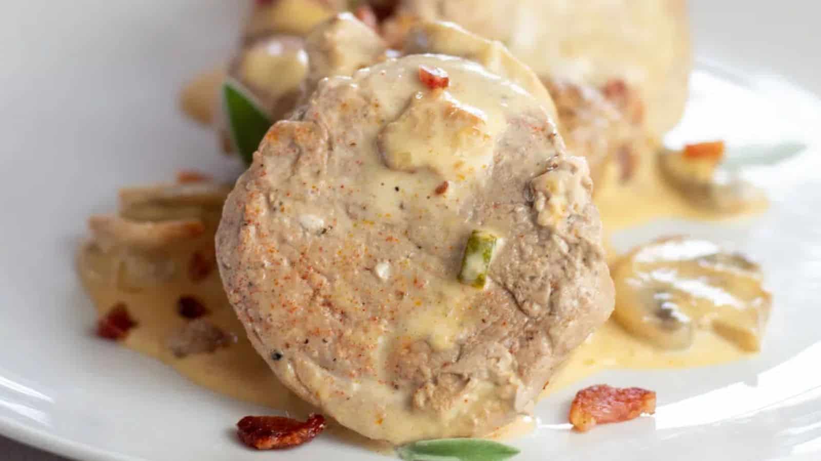 Pork Tenderloin with Mushroom Gravy