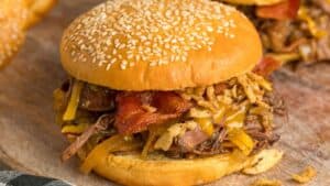 Slow Cooker Cowboy Sandwiches