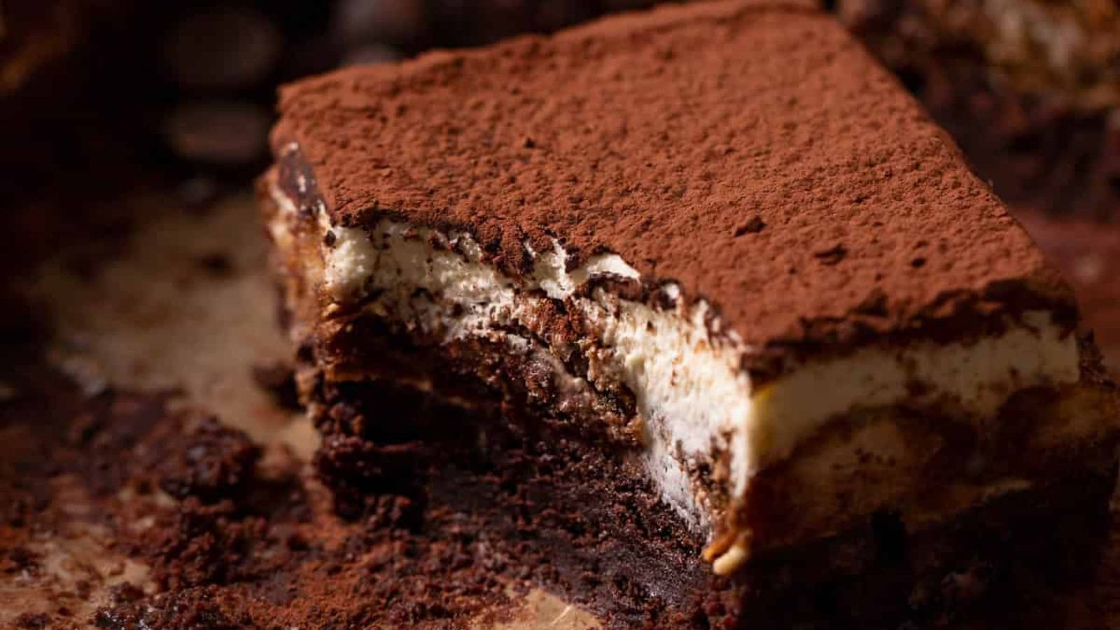 Fudgy Tiramisu Brownies