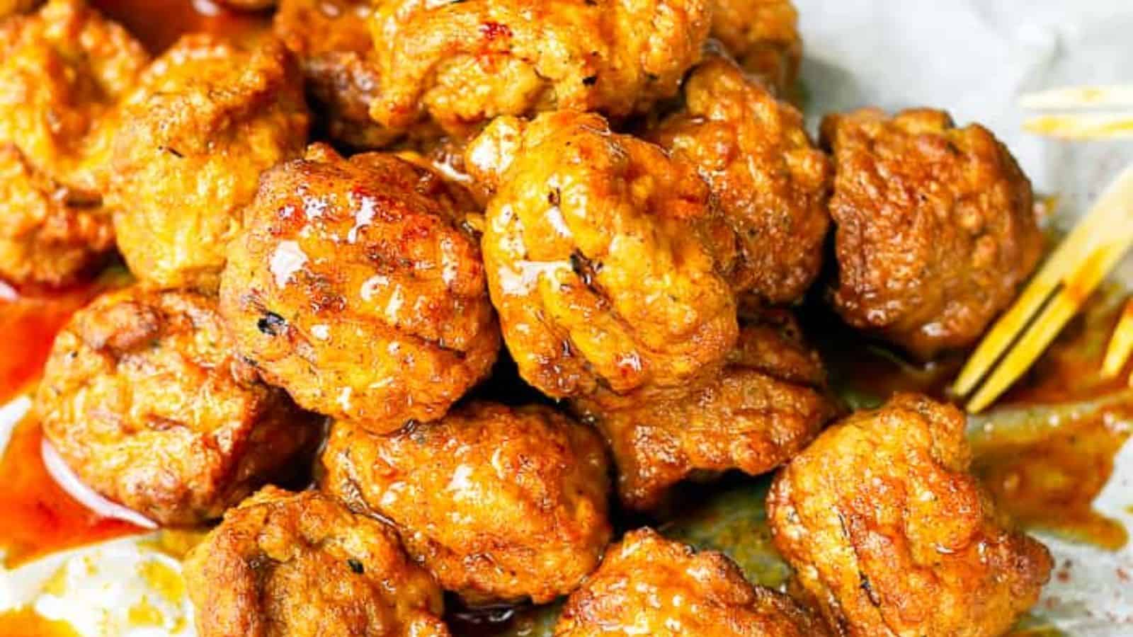 Nashville Hot Chicken Meatballs