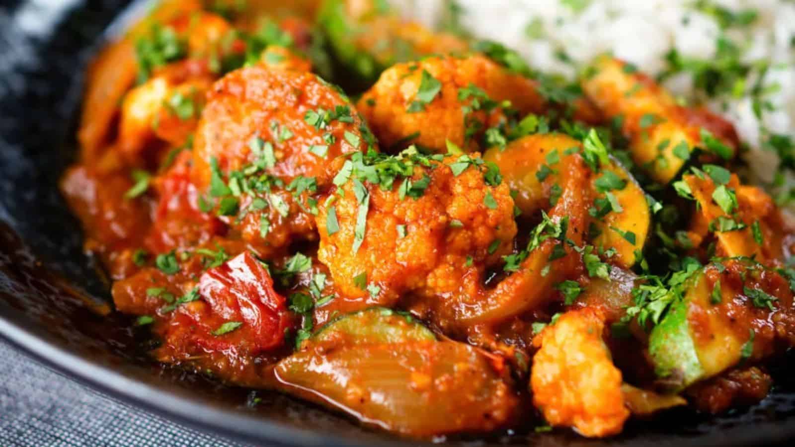 Vegetable Rogan Josh (Vegetarian/Vegan)