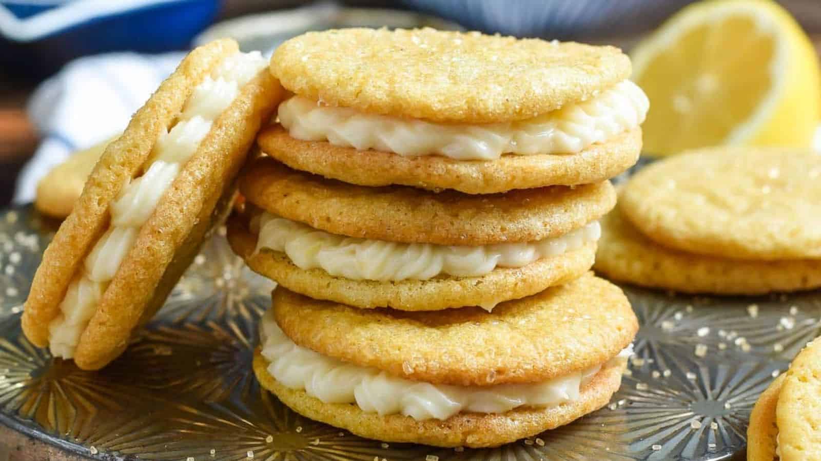 Lemon Sandwich Cookies