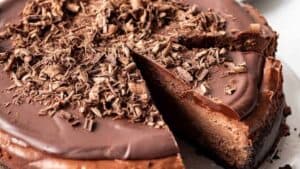 Triple Chocolate Cheesecake