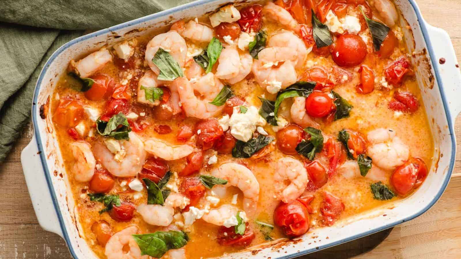Shrimp Bruschetta with Feta