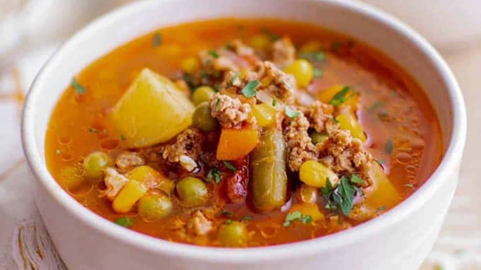 Easy Vegetable Beef Soup