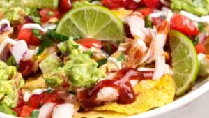 Loaded BBQ Chicken Nachos