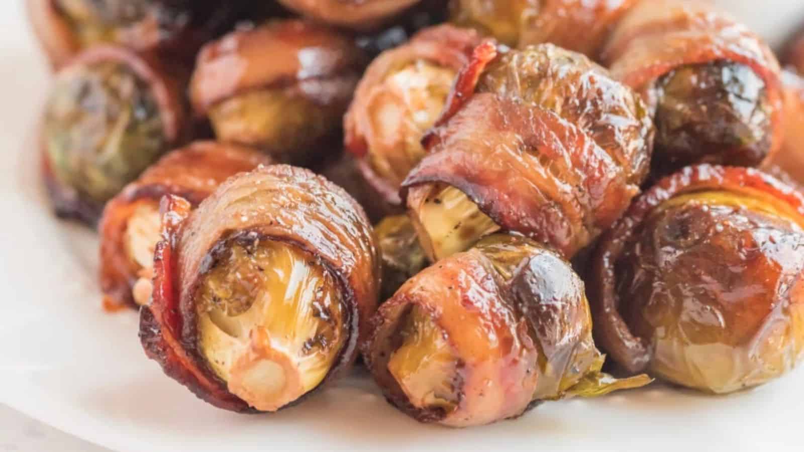Bacon Wrapped Brussels Sprouts