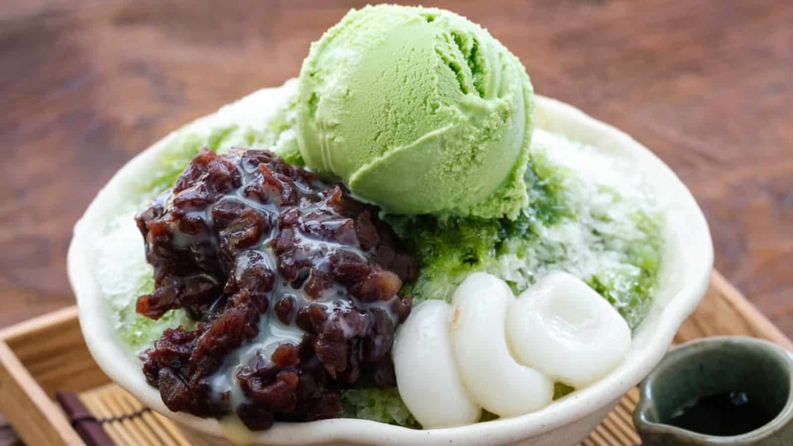 Ujikintoki (Matcha Shaved Ice)