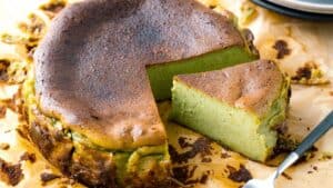 Matcha Basque Cheesecake