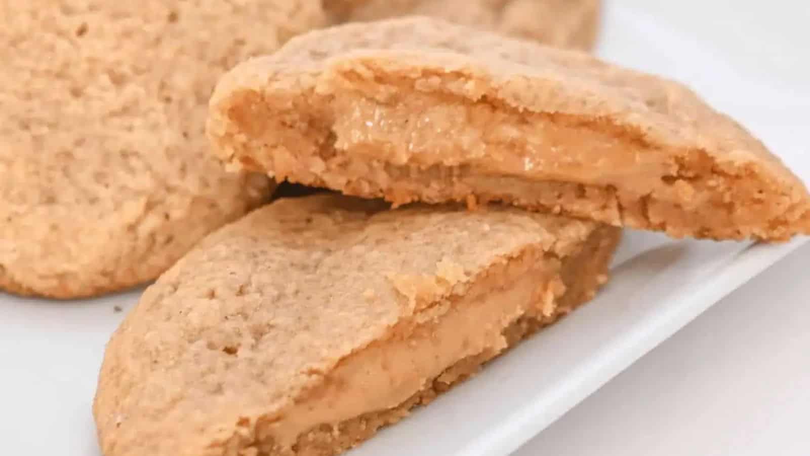 Peanut Butter Stuffed Cookies