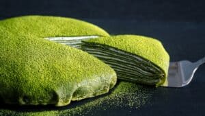 Matcha Mille Crepe Cake