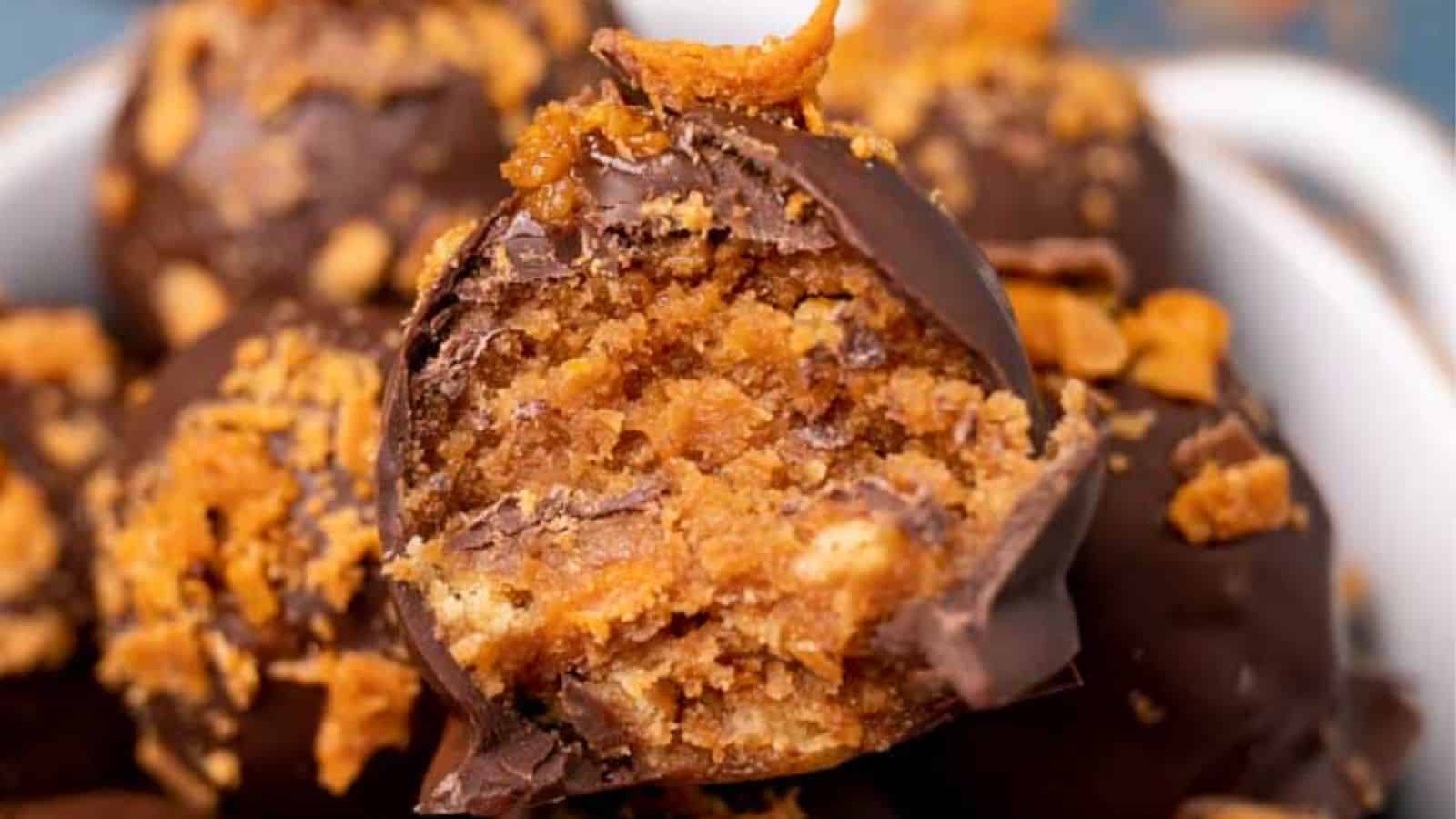 Butterfinger Nutter Butter Truffles