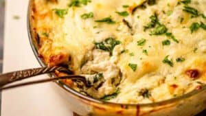 Crab and Spinach Dip (No Mayo)