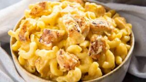 Taco Chicken Mac and Cheese