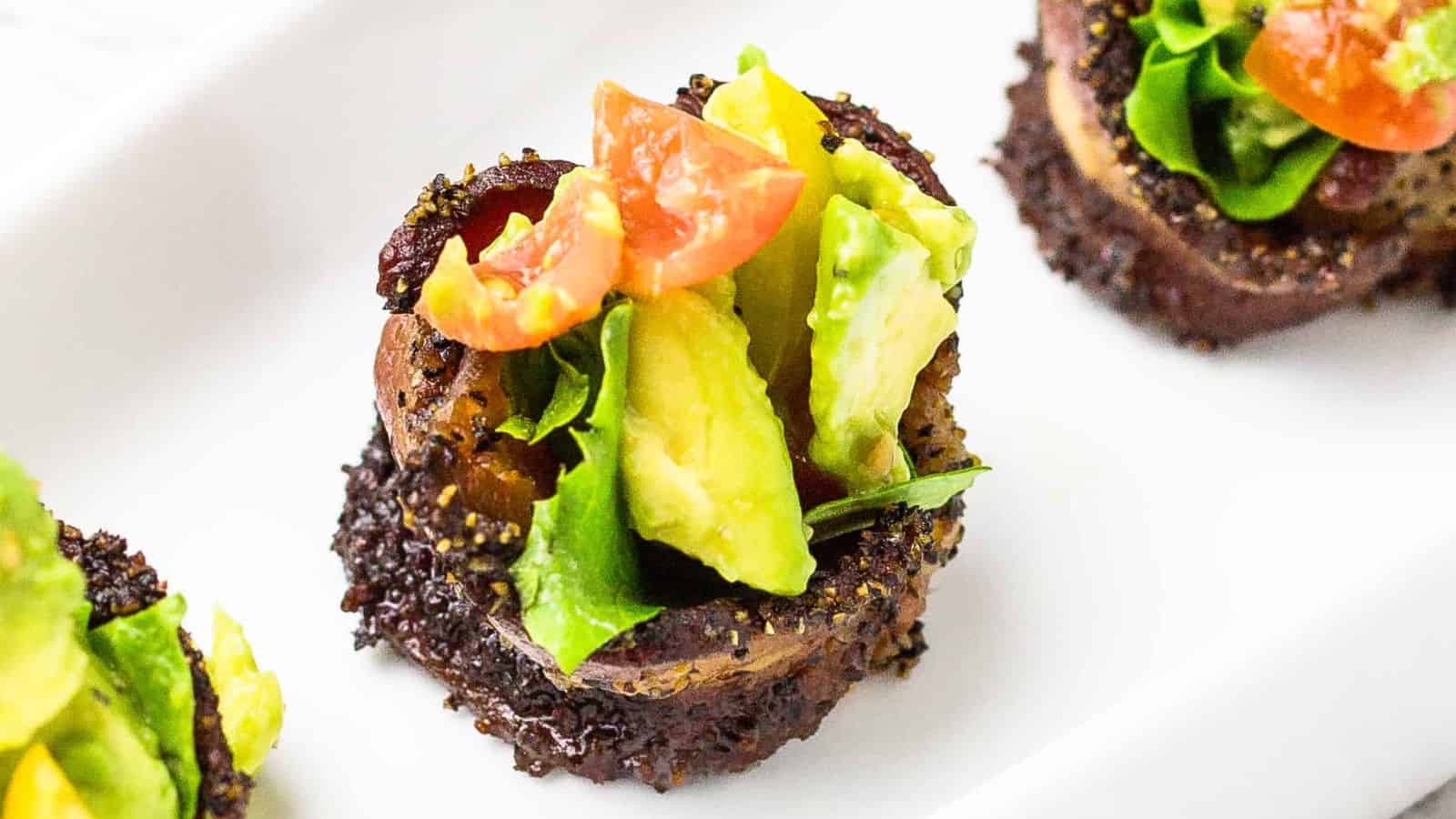 BLT Bacon Cups with Avocado