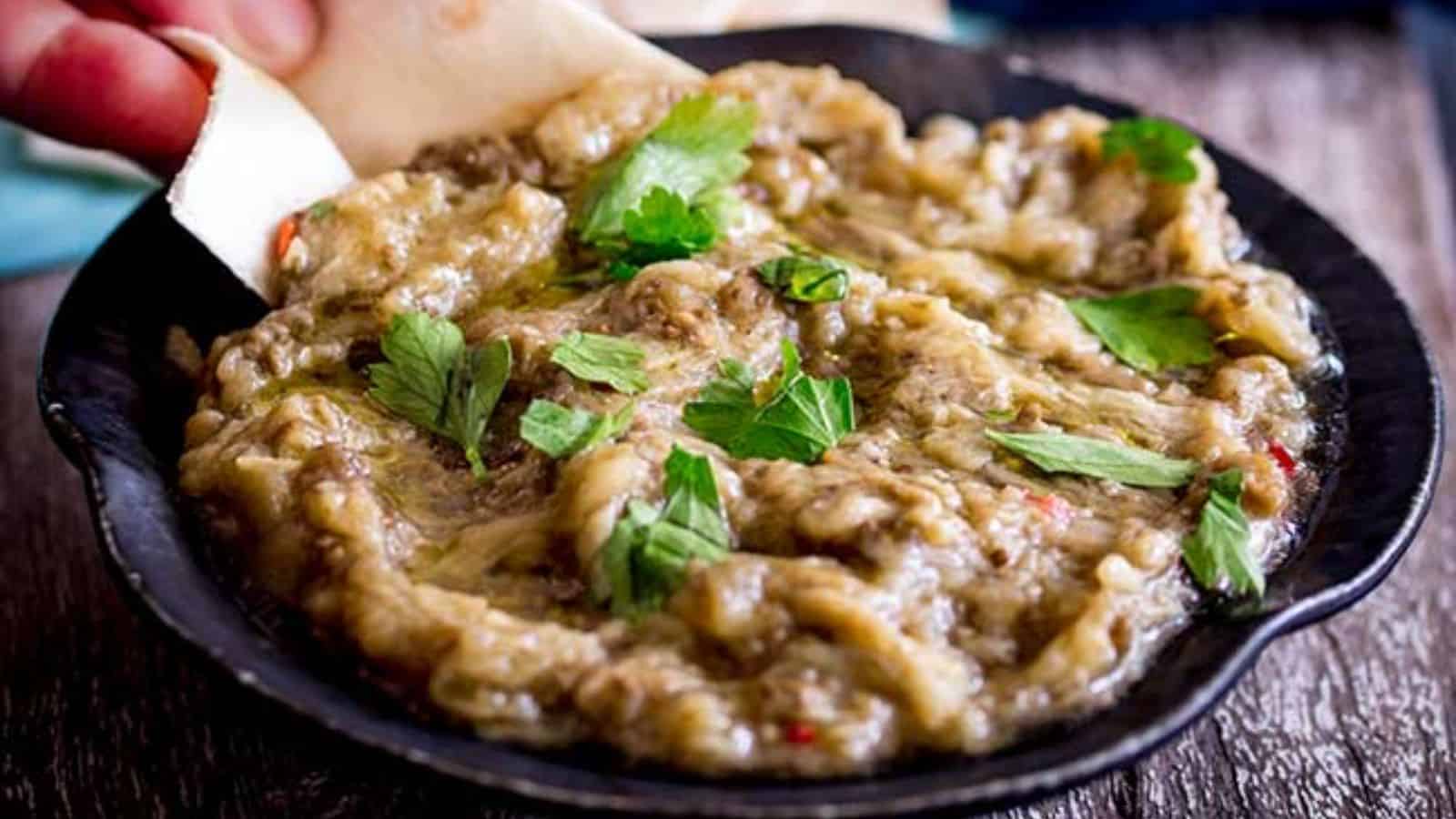 EASY ROASTED EGGPLANT DIP