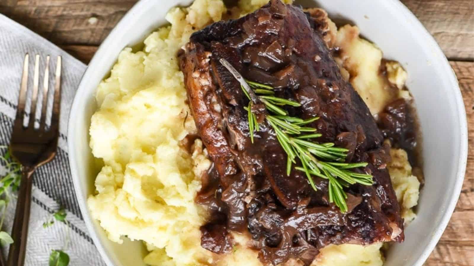 Red Wine Braised Short Ribs