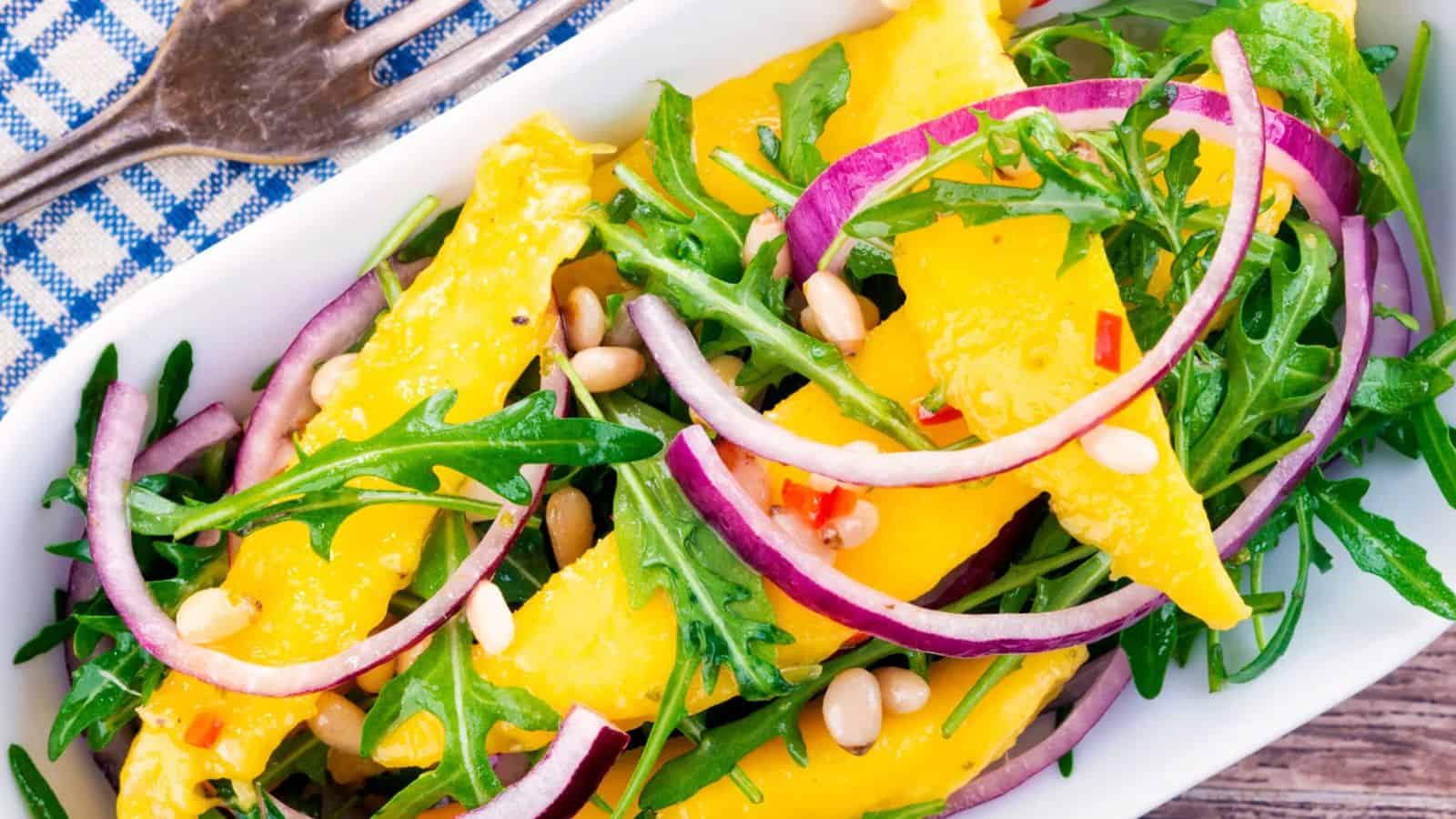 Spicy Mango Salad with Rocket