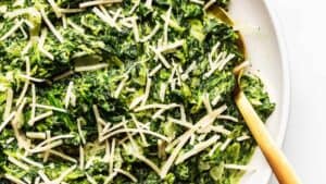 Super Easy Keto Creamed Spinach