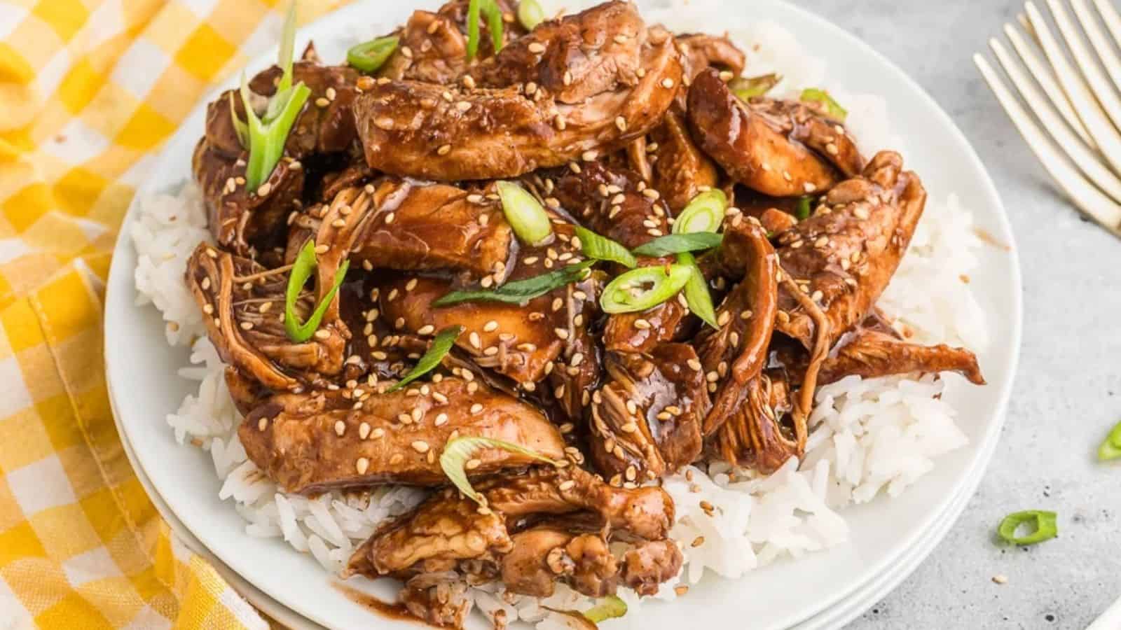 Slow Cooker Bourbon Chicken